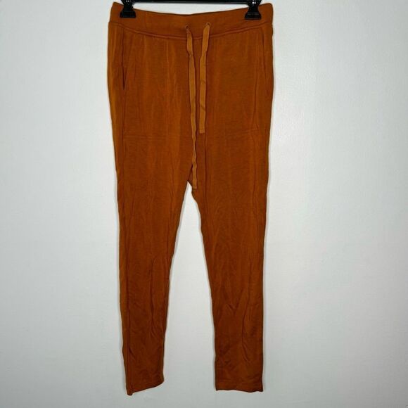 Lou & Grey burnt orange sweatpants size small petite - Picture 1 of 3